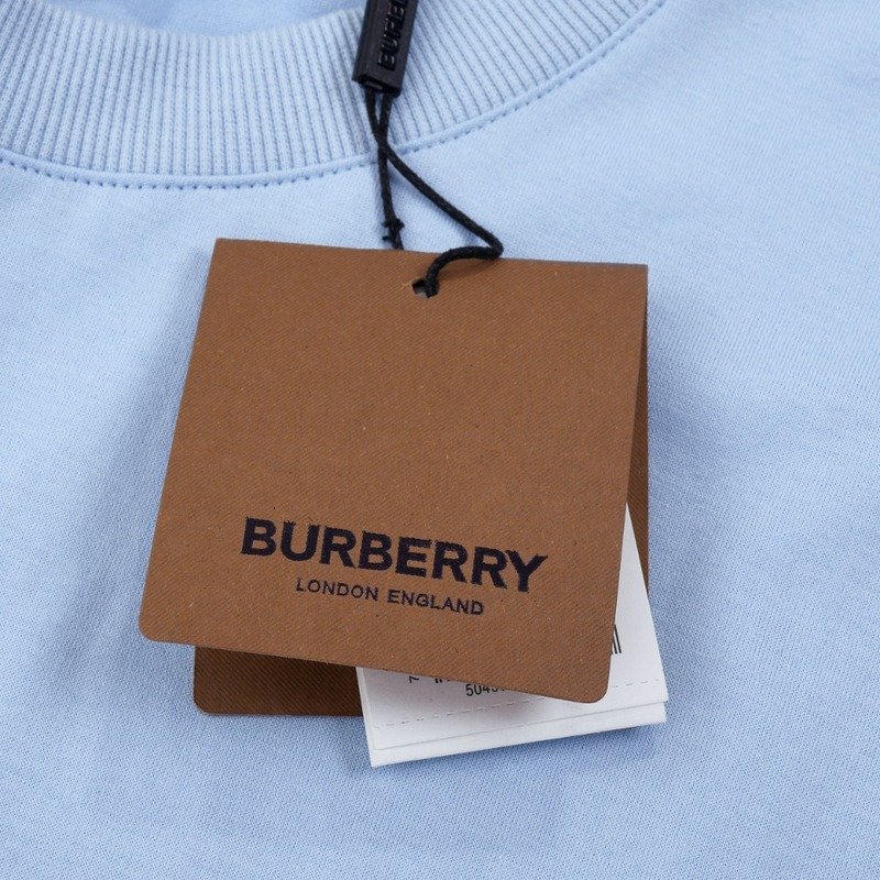 Майка Burberry With Logo Brand "Blue" фото № 7