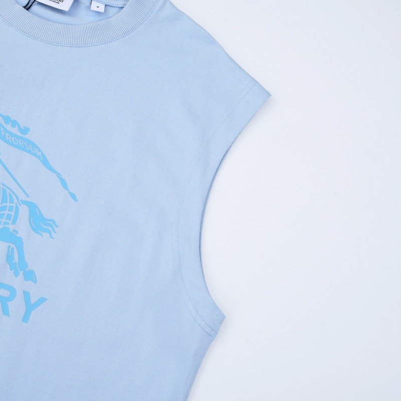 Майка Burberry With Logo Brand "Blue" фото № 6