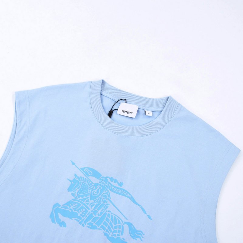 Майка Burberry With Logo Brand "Blue" фото № 4