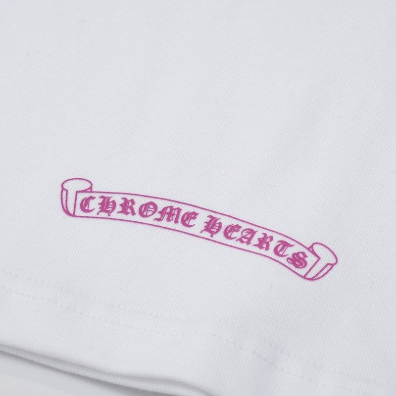 Майка Chrome Hearts With Logo Brand "White" фото № 2