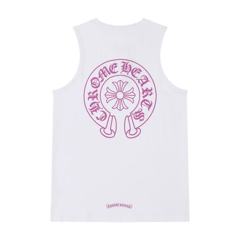 Майка Chrome Hearts With Logo Brand "White" фото № 4