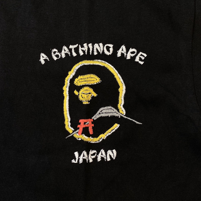 Футболка A Bathing Ape Map "Black" фото № 6