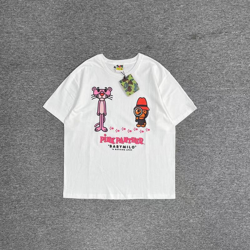 Футболка A Bathing Ape In The Footsteps "White" фото № 2