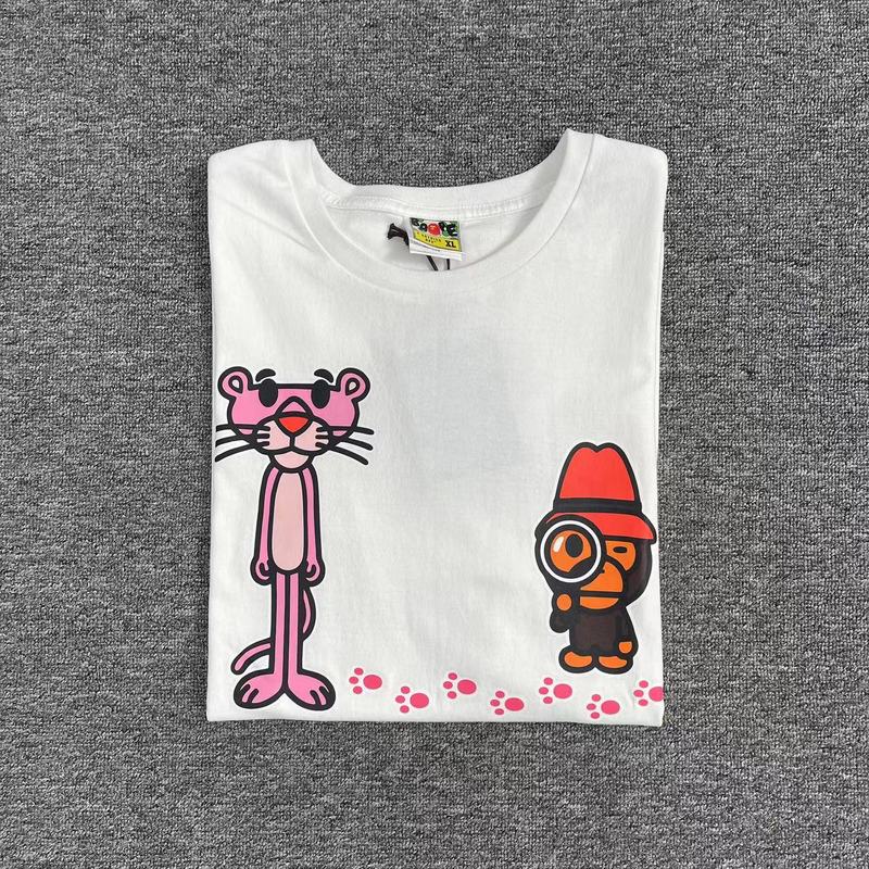 Футболка A Bathing Ape In The Footsteps "White" фото № 7