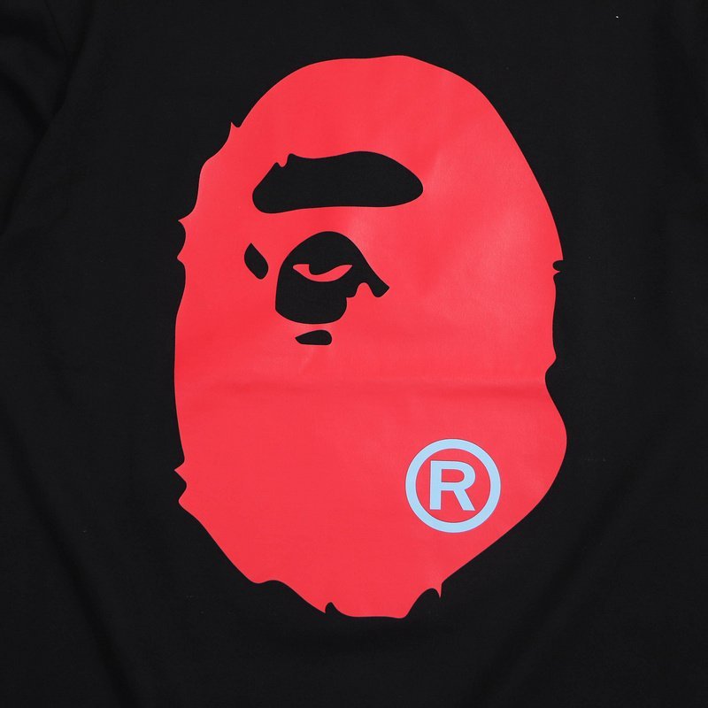 Футболка A Bathing Ape Having Large Brand Print "Black" фото № 2