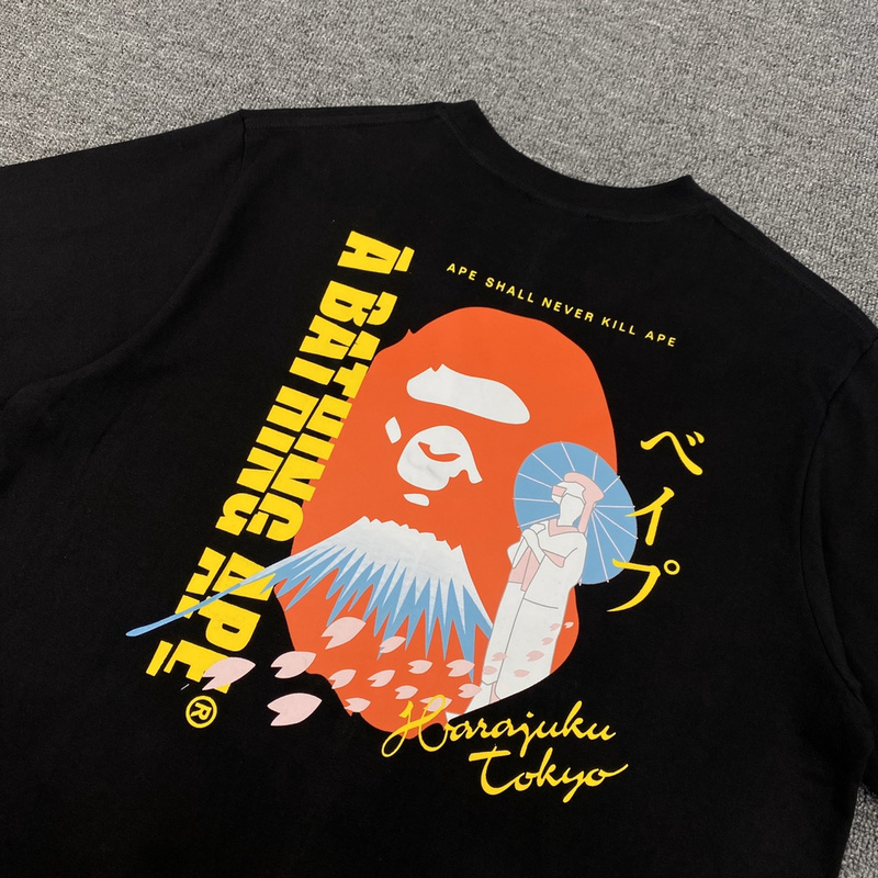 Футболка A Bathing Ape Tokyo Mountain "Black" фото № 4