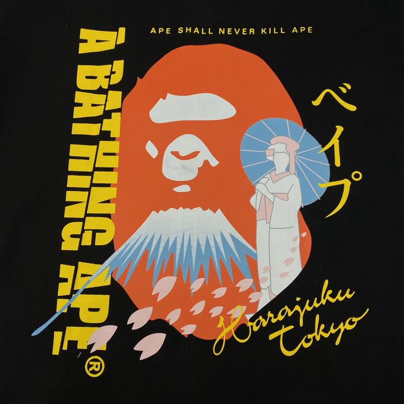 Футболка A Bathing Ape Tokyo Mountain "Black" фото № 7