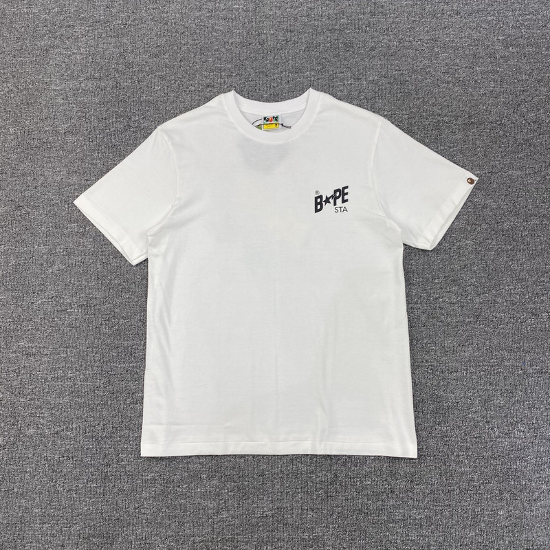Футболка A Bathing Ape Stars "White" фото № 3