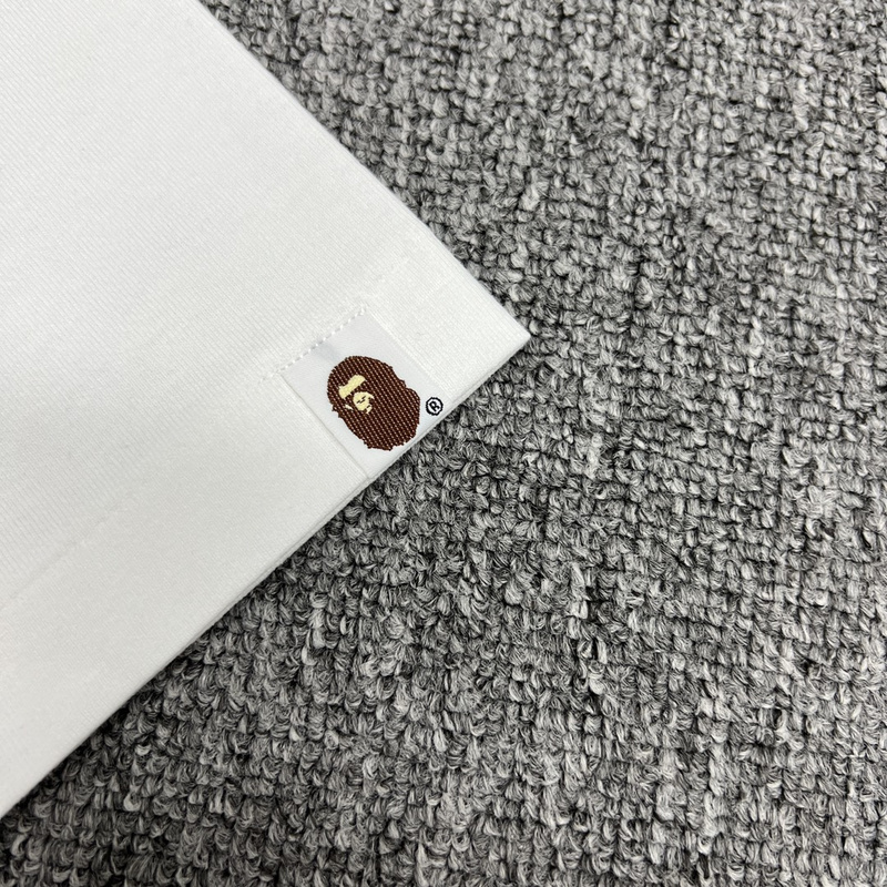 Футболка A Bathing Ape Hairy Monkey "White" фото № 5