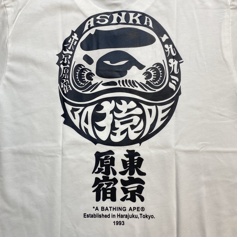 Футболка A Bathing Ape Tokyo Harajuku "White" фото № 5