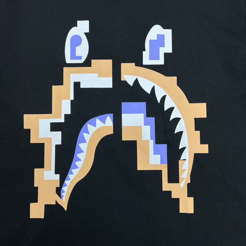 Футболка A Bathing Ape Crumbled Image "Black" фото № 2