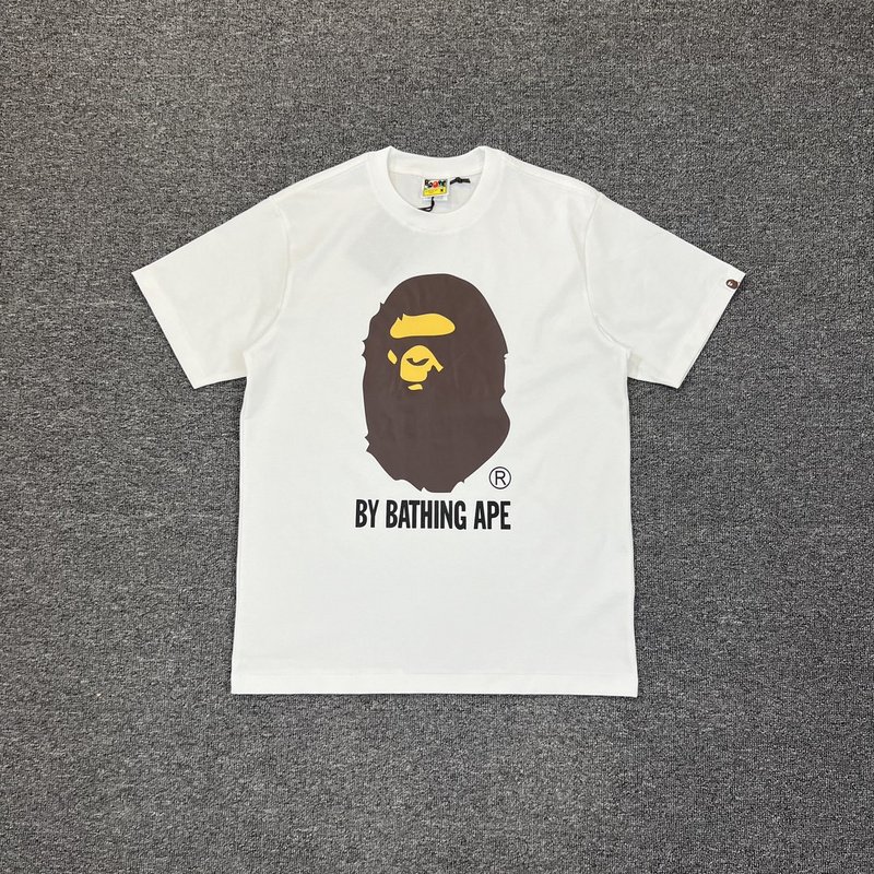 Футболка A Bathing Ape With A Cool Print "White" фото № 3