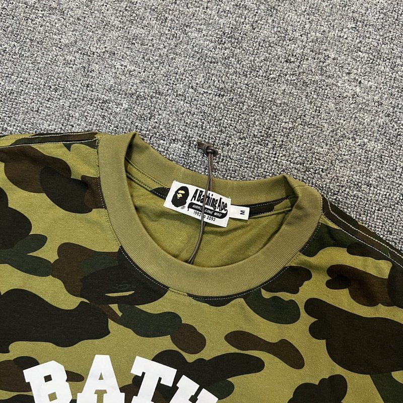 Футболка A Bathing Ape Speckle "Green" фото № 5