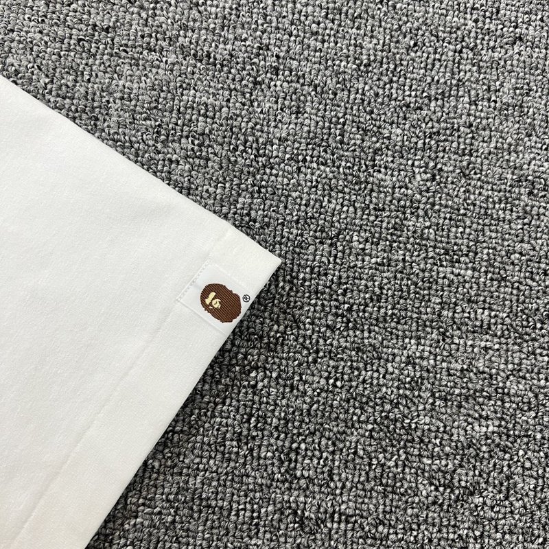 Футболка A Bathing Ape Text With Print "White" фото № 3