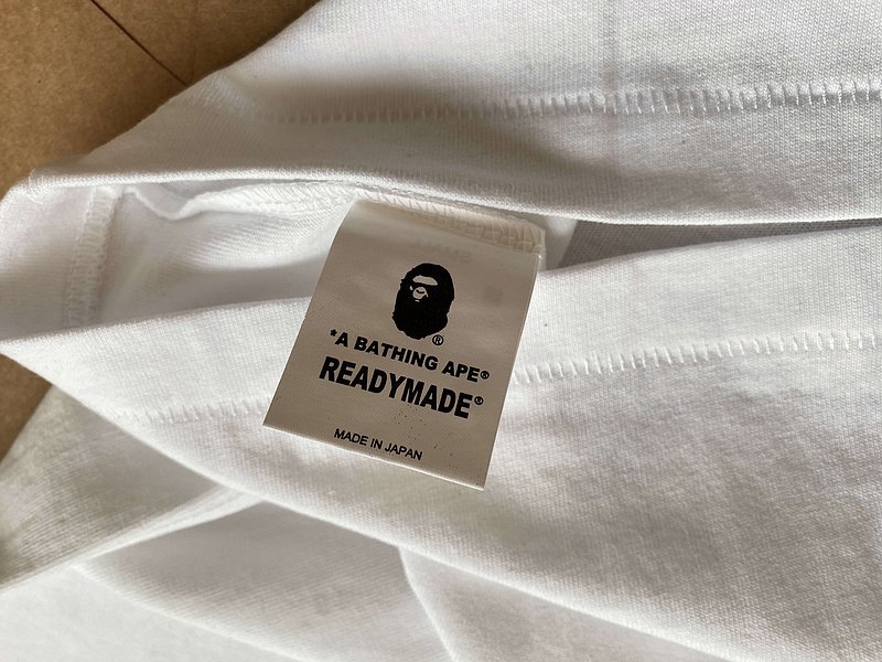 Футболка A Bathing Ape Bee "White" фото № 6