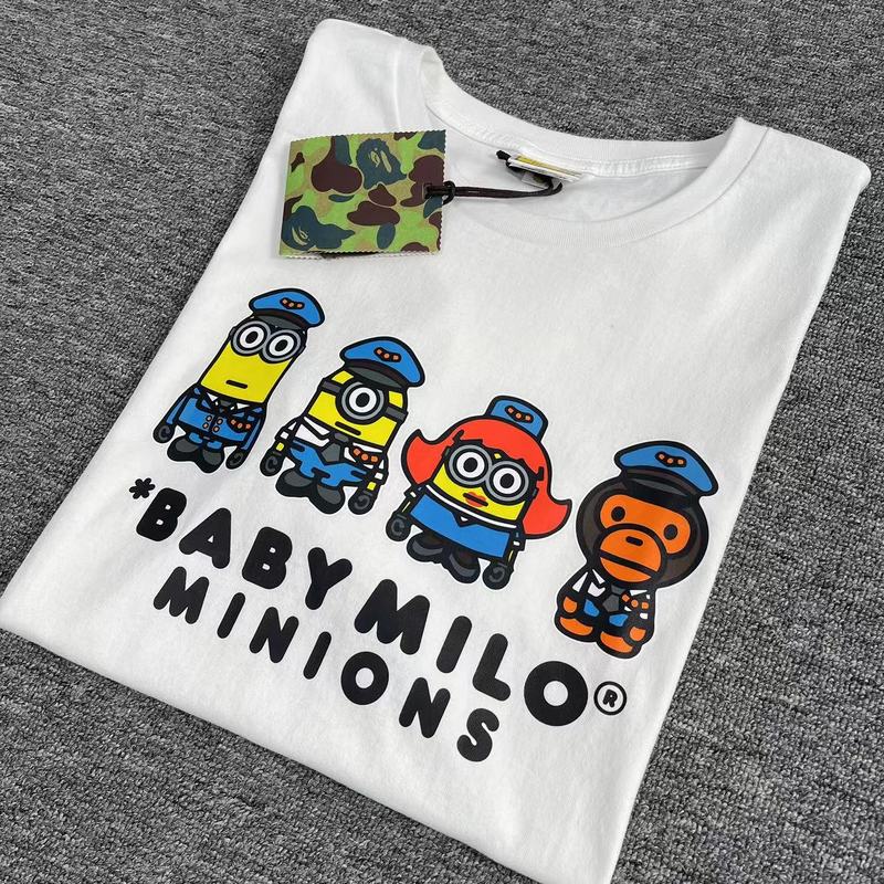 Футболка A Bathing Ape Minion Print "White" фото № 2