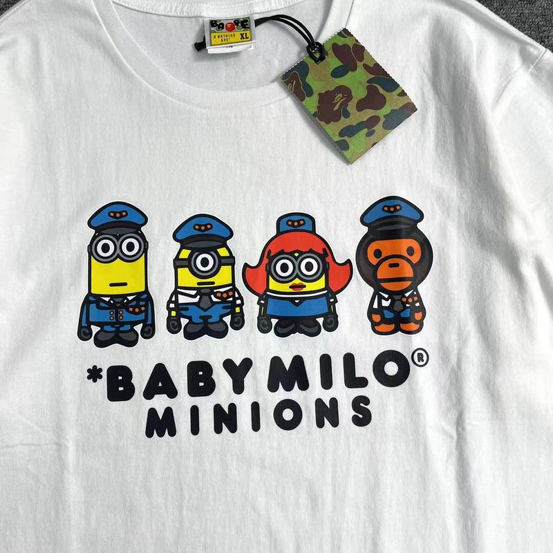 Футболка A Bathing Ape Minion Print "White" фото № 5