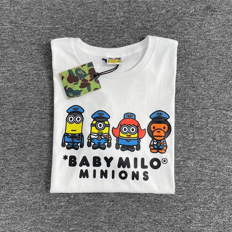 Футболка A Bathing Ape Minion Print "White" фото № 7