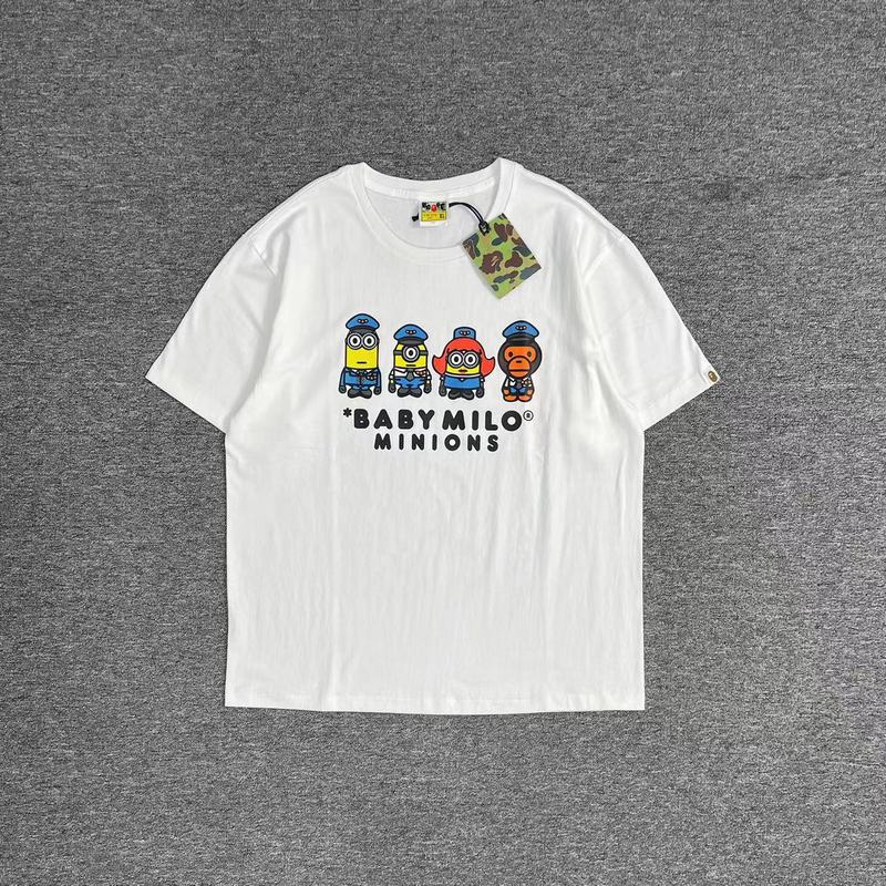 Футболка A Bathing Ape Minion Print "White" фото № 8