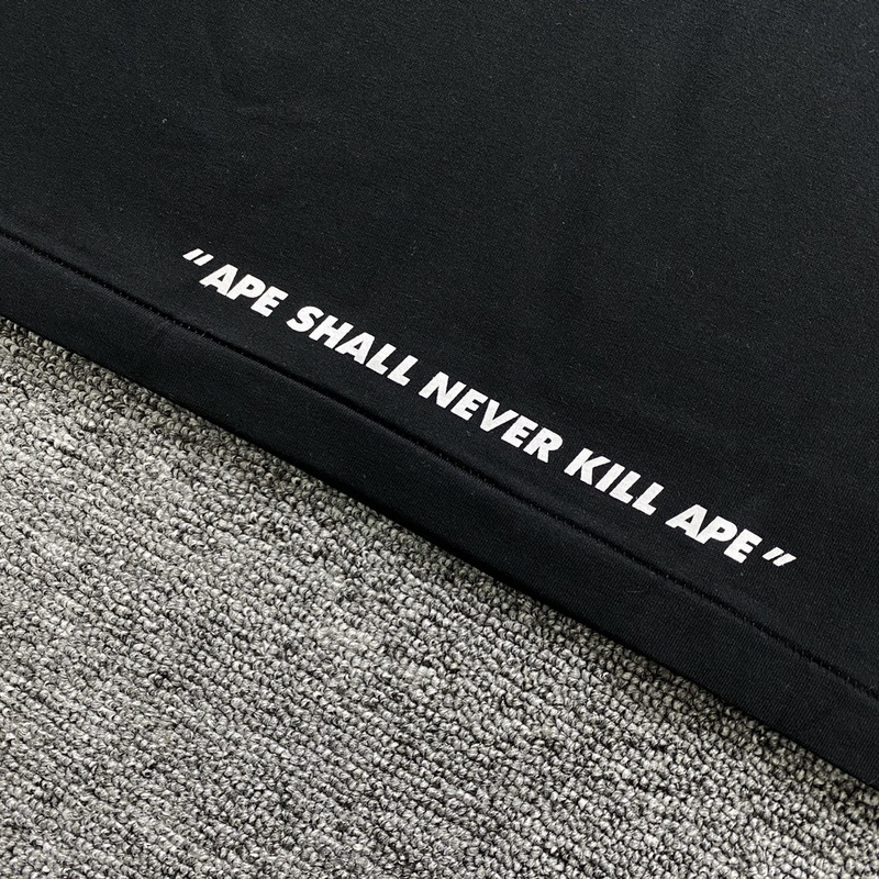 Футболка A Bathing Ape With Quote "Black" фото № 2
