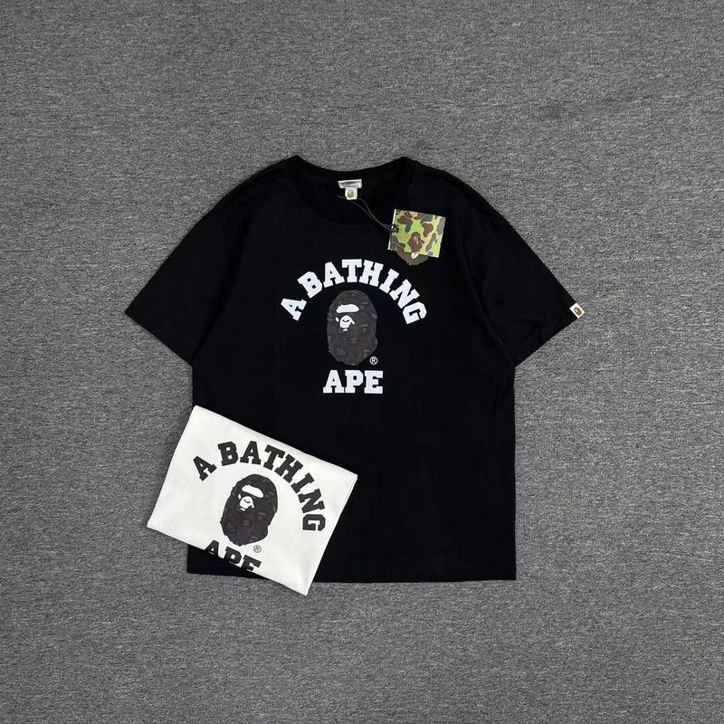 Футболка A Bathing Ape Black Monkey Print "Black" фото № 5