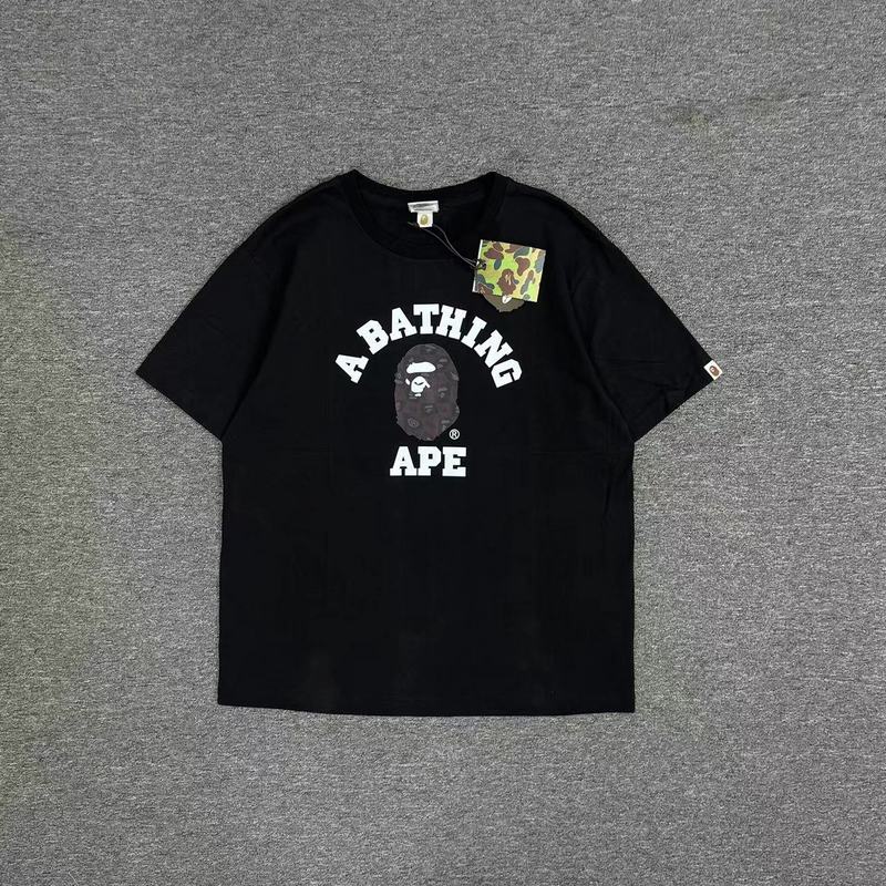 Футболка A Bathing Ape Black Monkey Print "Black" фото № 2