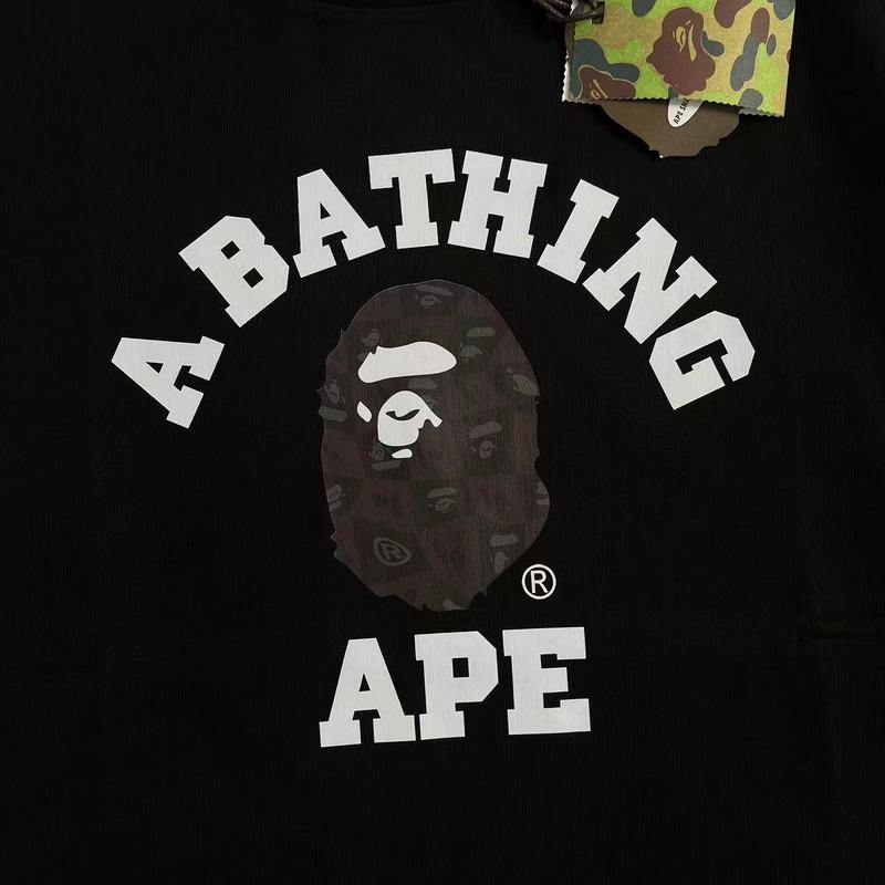 Футболка A Bathing Ape Black Monkey Print "Black" фото № 3