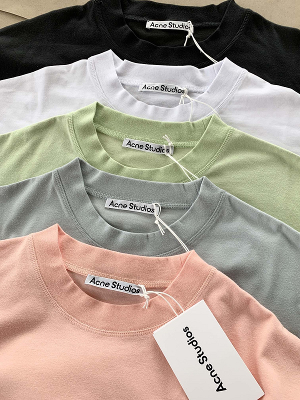 Футболка Acne Studios Short Sleeve Logo Text AS "White" фото № 9