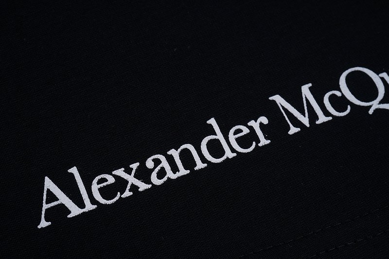 Футболка Alexander Mcqueen Skeleton With Red Details Front Print "Black" фото № 4