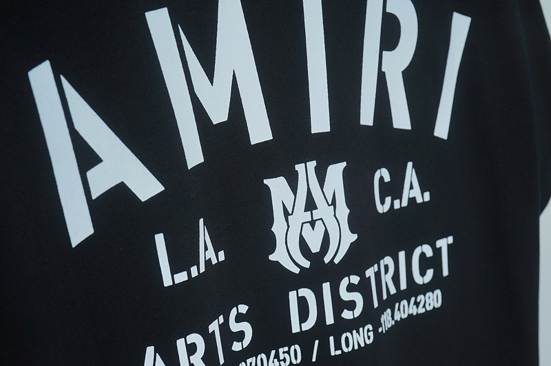 Футболка Amiri Arts District "Black" фото № 7