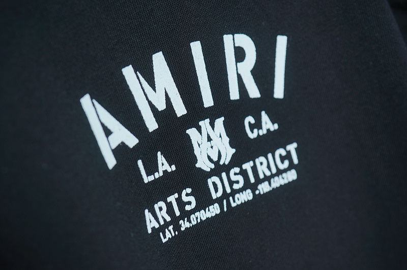 Футболка Amiri Arts District "Black" фото № 3