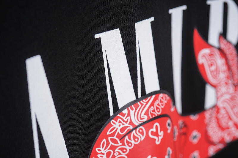 Футболка Amiri Logo And The Red Hare "Black" фото № 5