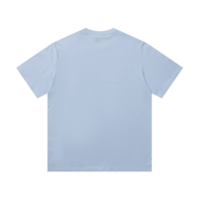 Футболка Amiri With Logo By Color "Blue" фото № 2