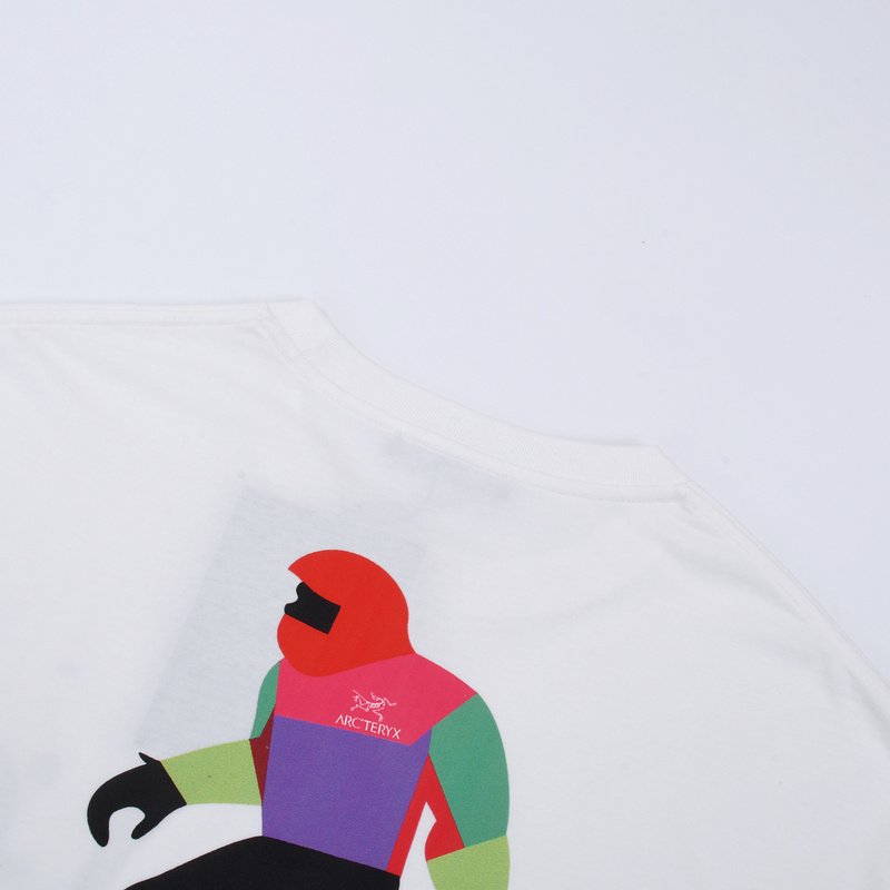 Футболка Arcteryx The Ape Man "White" фото № 4