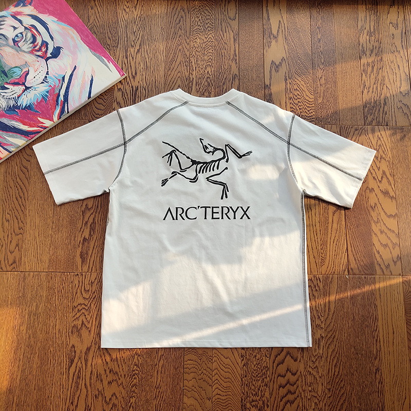 Футболка Arcteryx With Logo "White" фото № 2