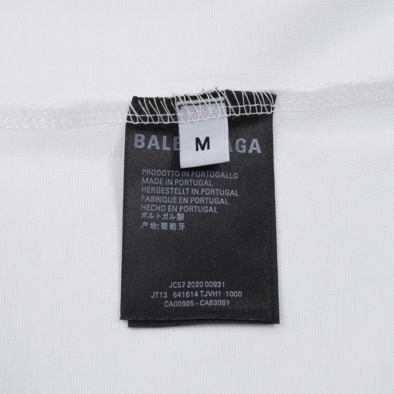 Футболка Balenciaga With The Letter S "White" фото № 8