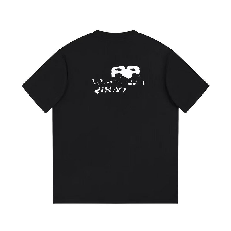 Футболка Balenciaga Sloppy Logo Style "Black" фото № 5