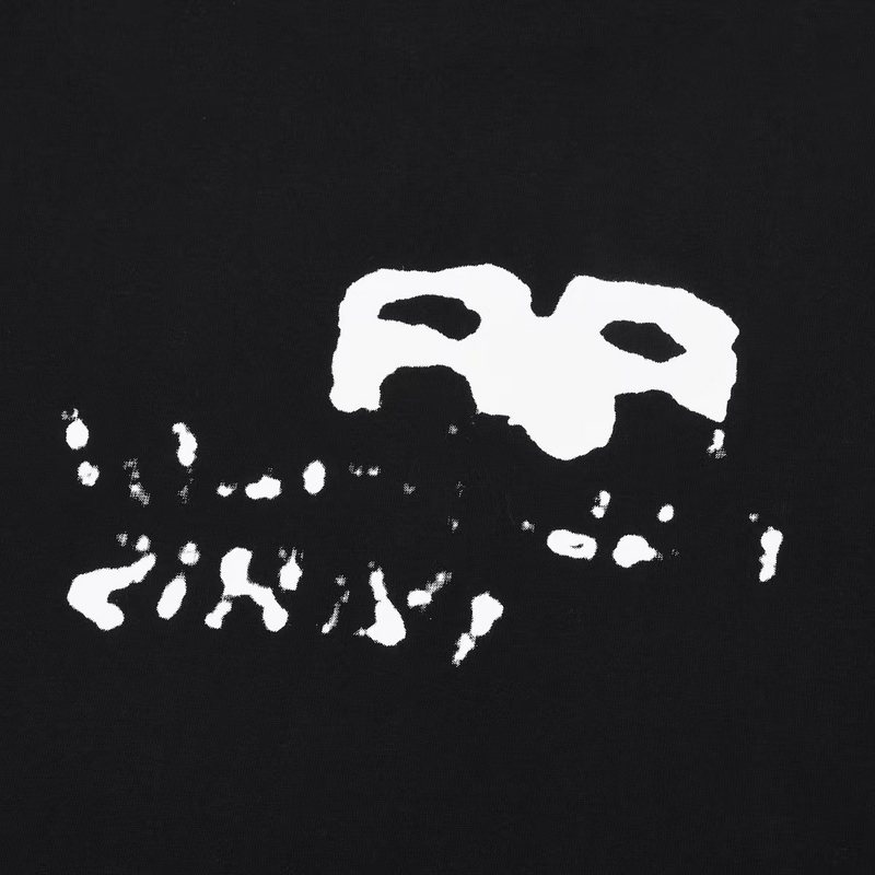 Футболка Balenciaga Sloppy Logo Style "Black" фото № 3