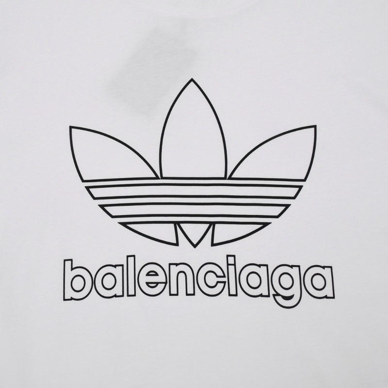 Футболка Balenciaga X Adidas Big Logo "White" фото № 6