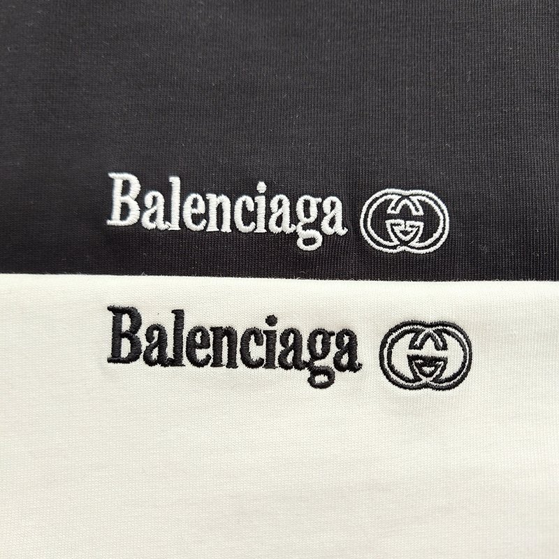 Футболка Balenciaga X Gucci Collaboration "Black" фото № 3