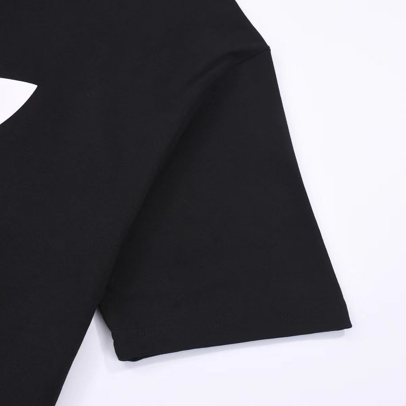 Футболка Balenciaga X Adidas With Logo And Greeting "Black" фото № 3