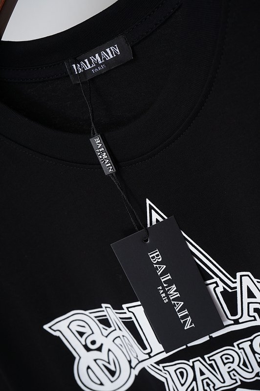Футболка Balmain Logo On Star "Black" фото № 5