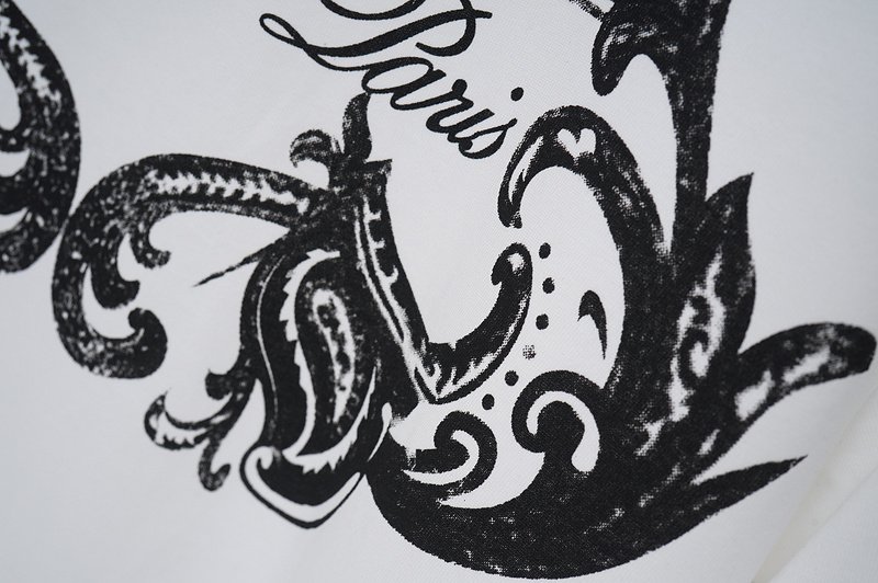 Футболка Balmain Inscription Inside Pattern "White" фото № 6