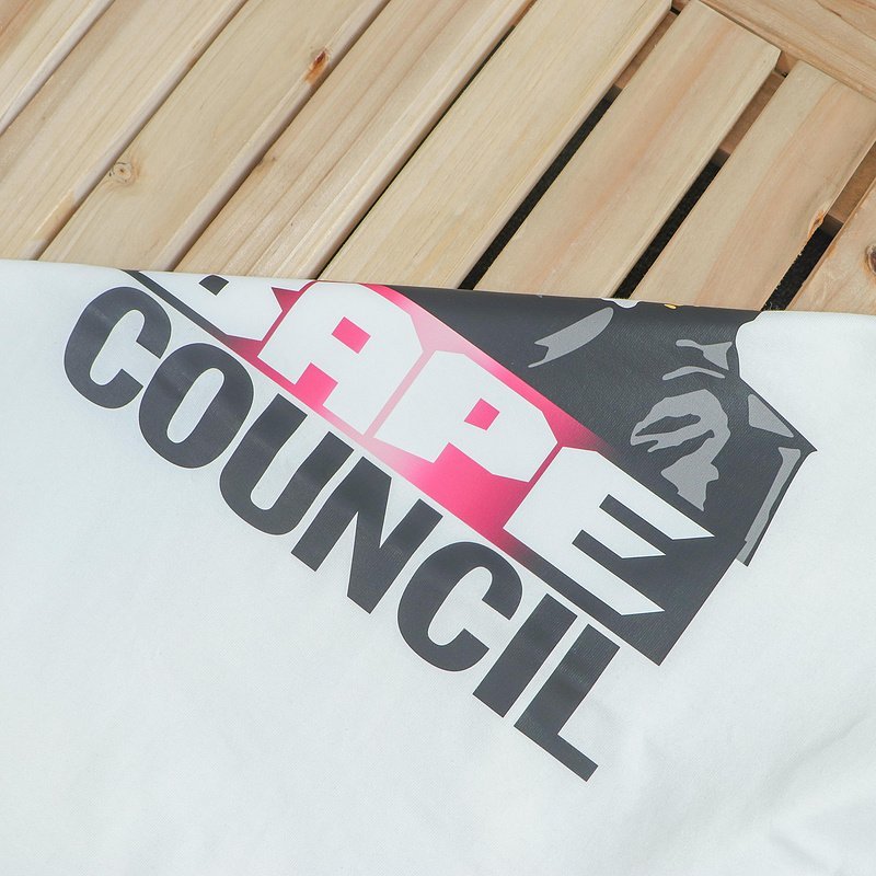 Футболка Bape Inscription Bape Council "White" фото № 7