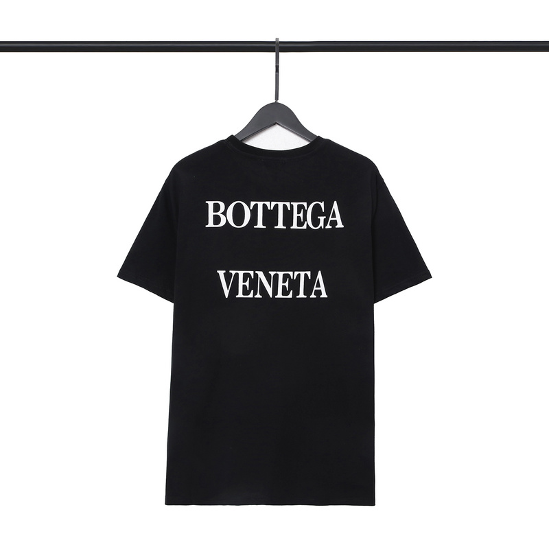 футболка Bottega Veneta Triangle Logo "Black" фото № 2