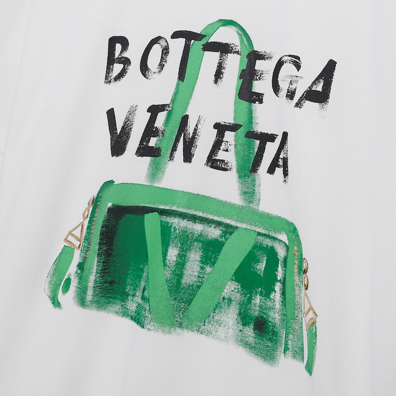 Футболка Bottega Veneta Bag "White" фото № 4