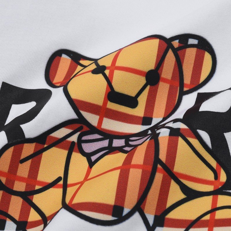 Футболка Burberry Checkered Toy And Logo "White" фото № 4