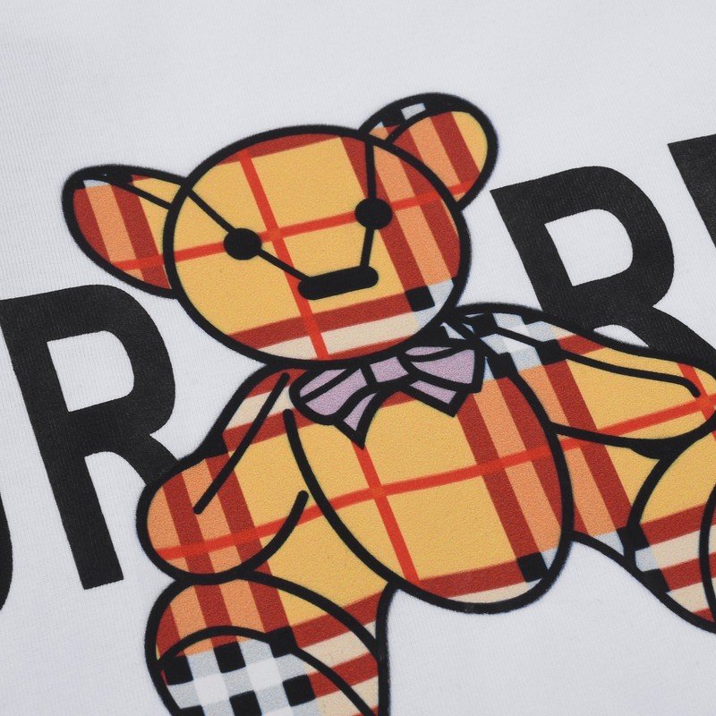 Футболка Burberry Checkered Toy And Logo "White" фото № 5