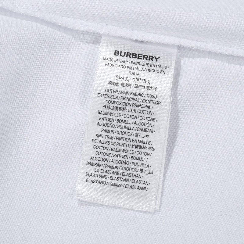 Футболка Burberry The Rendered Logo "White" фото № 4