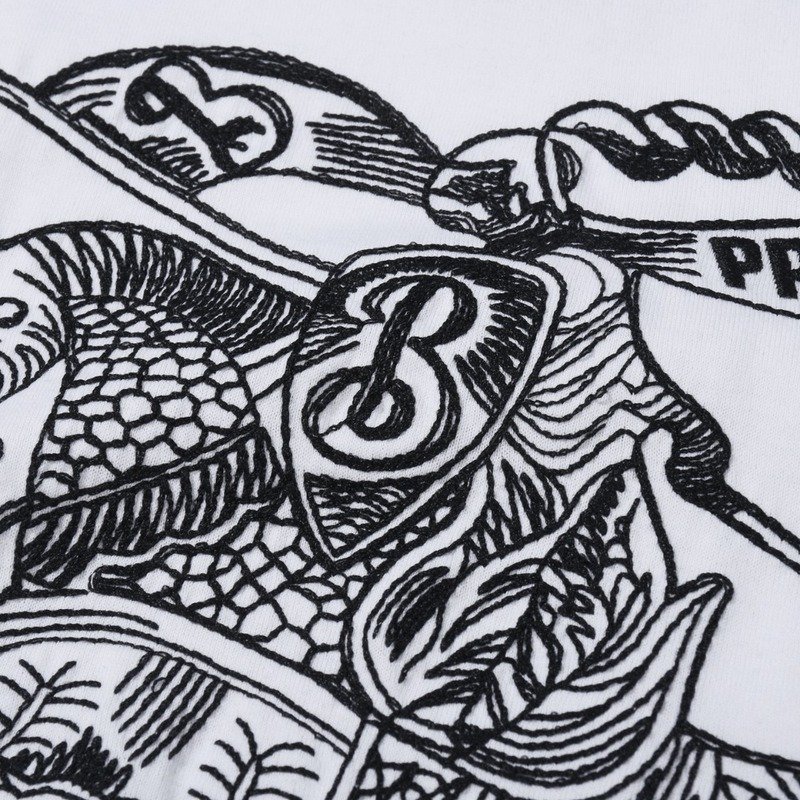 Футболка Burberry The Rendered Logo "White" фото № 6